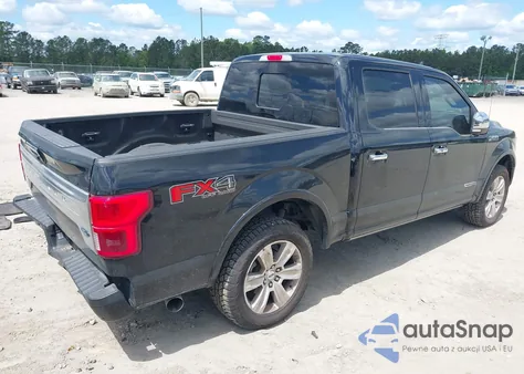 2018 Ford F-150 Platinum из США, поврежденный, VIN 1FTFW1E12JFD70459